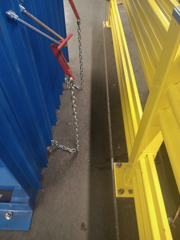The same facility equipment area after HM Solutions cleaning